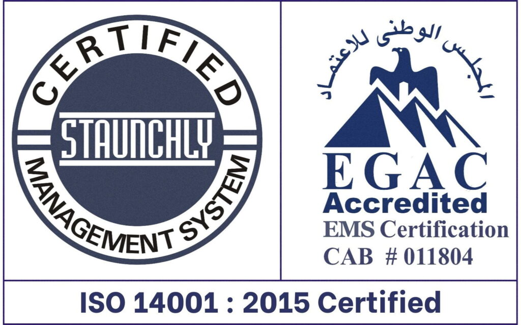 ISO-14001: 2015 Certified
