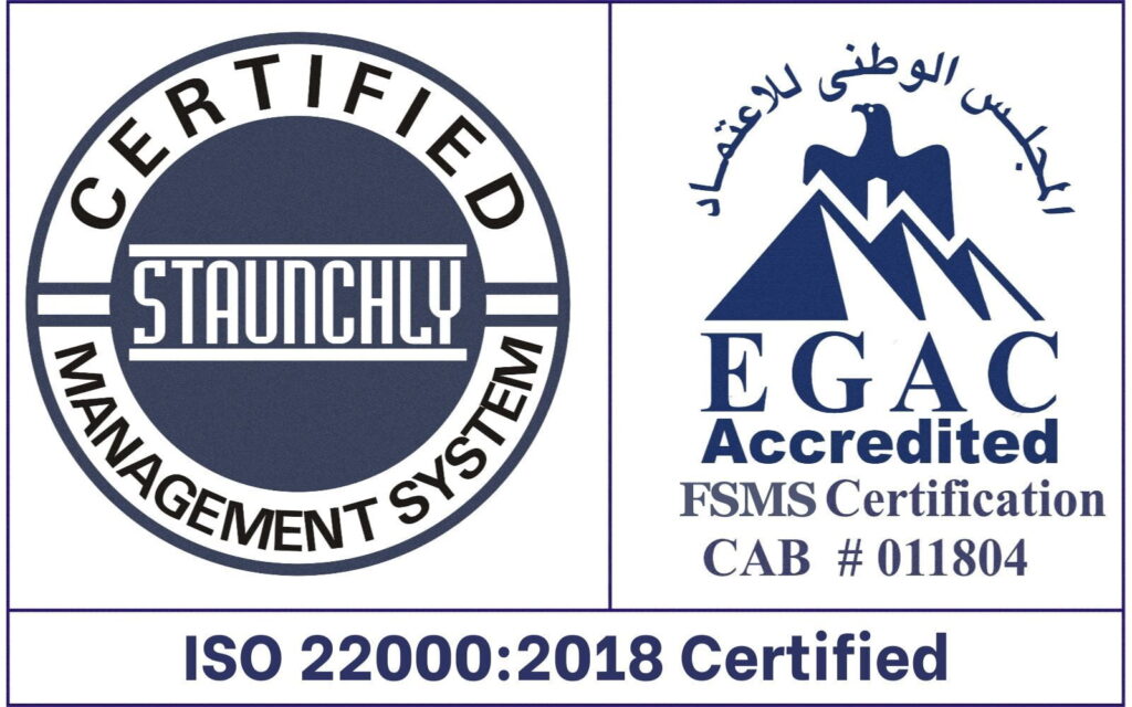 ISO- 22000: 2018 Certified